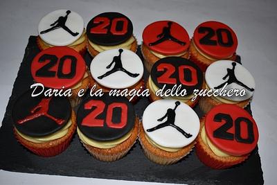 Air Jordan cupcakes  - Cake by Daria Albanese