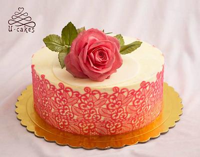 Rose - Cake by Olga Ugay