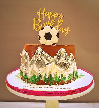 For the Love of Mountains  - Cake by Sayantanis Culinary Delight