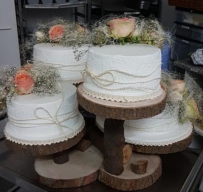 my first wedding cake - Cake by Tanya