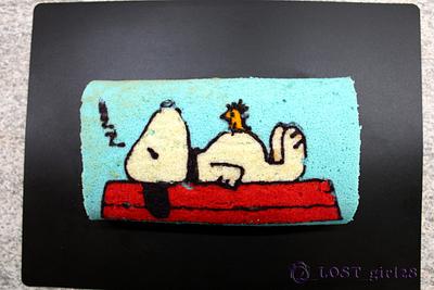 Biskuitrolle Snoopy - Cake by stierchen38