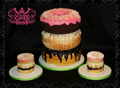 Donut Cakes - Cake by Occasional Cakes