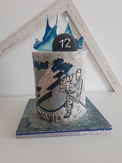 Birthday for hockey player - Cake by Kaliss