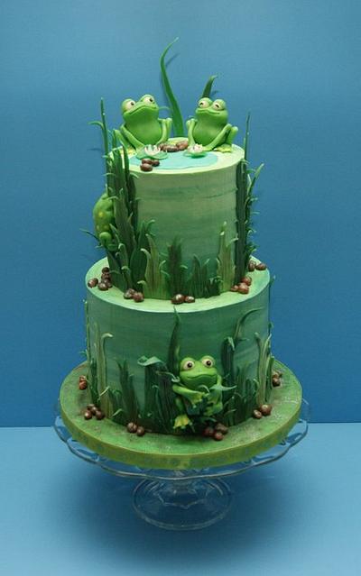 My Frog Cake - Cake by Tonya Alvey - MadHouse Bakes