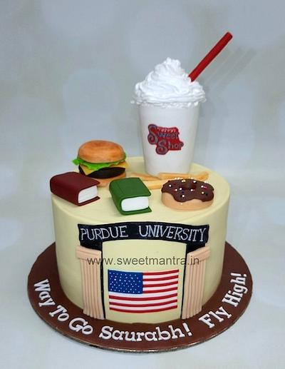 Farewell USA cake - Cake by Sweet Mantra Customized cake studio Pune