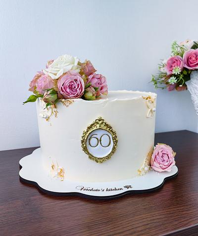 Flower cake - Cake by Vyara Blagoeva 