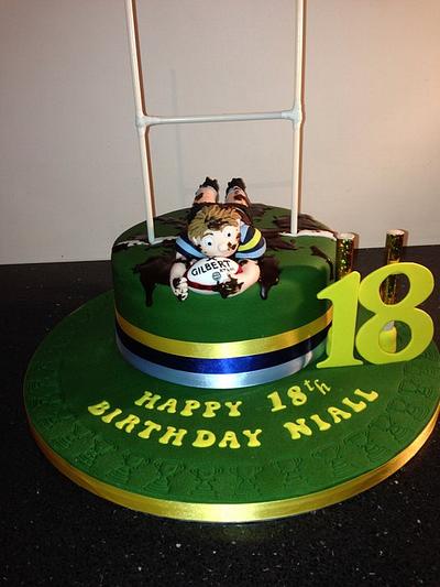 rugby - Cake by Donnajanecakes 
