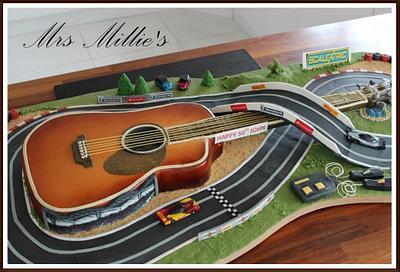 Music and Motoring - Cake by Mrs Millie's