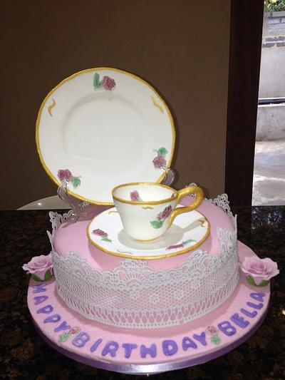 Perfect Tea Party Cake  - Cake by Rita Williams
