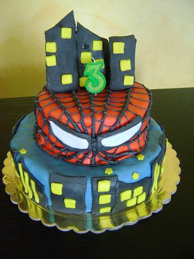 Spiderman cake  - Cake by Dora Th.