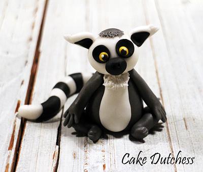 Ring Tailed Lemur Cake Topper - Cake by Etty