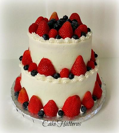 Fruited Wedding Cake - Cake by Donna Tokazowski- Cake Hatteras, Martinsburg WV