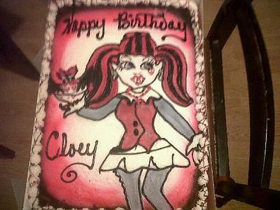 Monster High, freehand - Cake by Tracy Buttermore