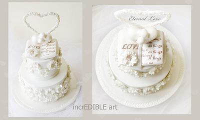 Eternal Love-Wedding Cake - Cake by Rumana Jaseel