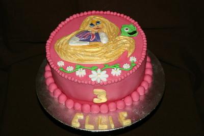 Tangled Rapunzel Cake. - Cake by Tiggy