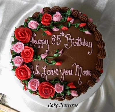 Old School, a Happy 85th Birthday - Cake by Donna Tokazowski- Cake Hatteras, Martinsburg WV