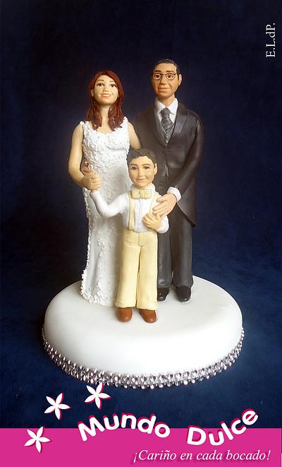 Wedding cake topper - Cake by Elizabeth Lanas