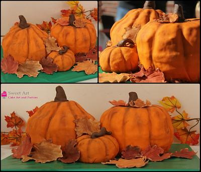 Pumpkin Birthday Cake - Cake by Sweet Art - Cake Art and Pastries
