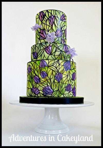 Stained Glass Cake - Cake by Adventures in Cakeyland