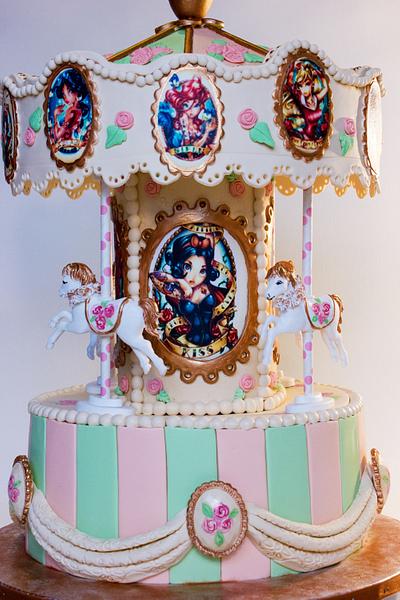 Musical Carousel - Cake by cristinabadea2008
