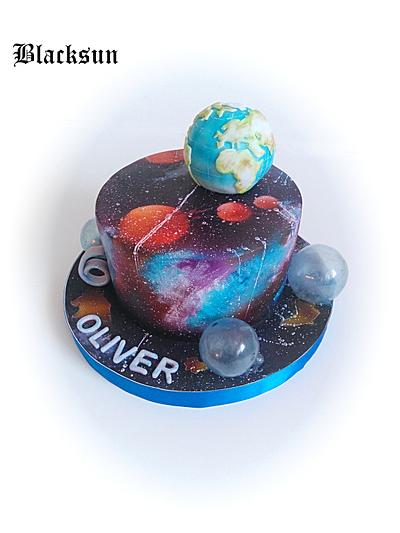 Universe and Earth - Cake by Zuzana Kmecova