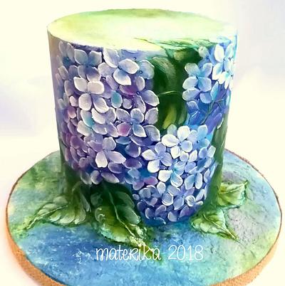Hydrangea  - Cake by Claudia Prati