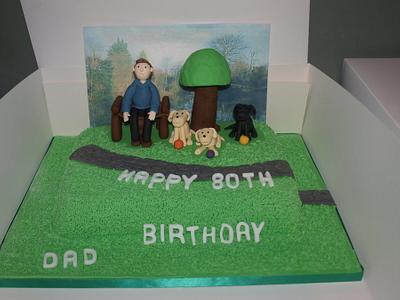 Sit down at the park Cake - Cake by Deb-beesdelights