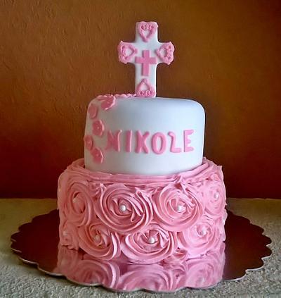 Baptism Cake - Cake by Luga Cakes