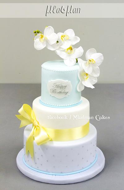 White Orchid Cake - Cake by MLADMAN