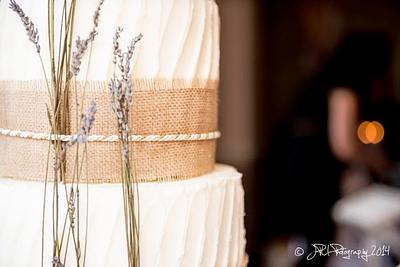 Rustic Buttercream and Lavender - Cake by Moore Than Cakes