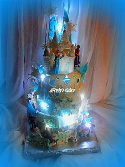 Frozen Fairyland Cake  - Cake by Wendy Lynne Begy