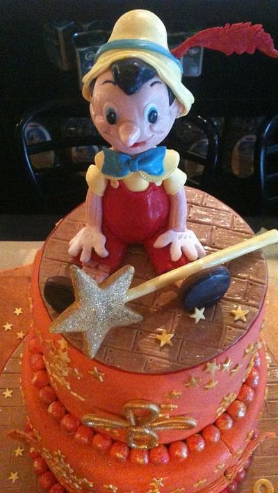 Pinnochio topper! - Cake by Baked Stems