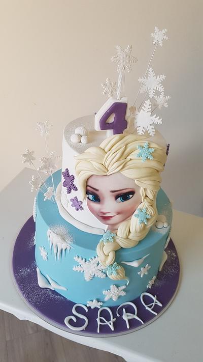Frozen ❄ - Cake by MarinaM