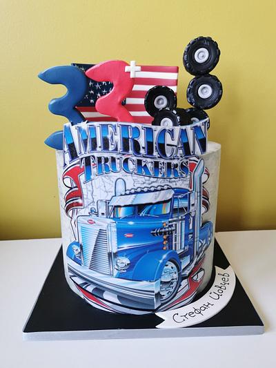 American trucker - Cake by Stamena Dobrudjelieva