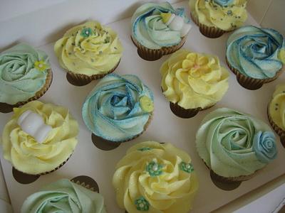Boy Baby Shower Cupcakes - Cake by Sian