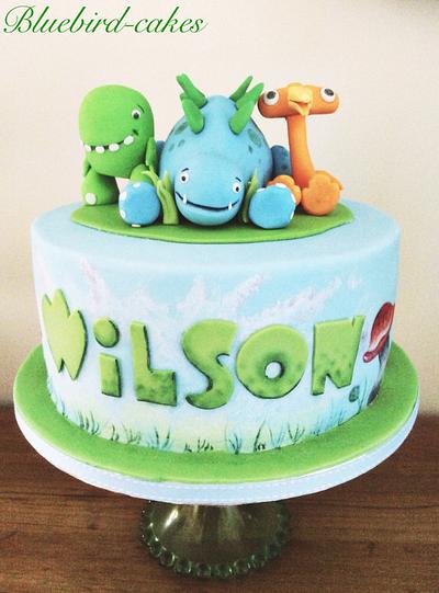 Dinopaws cake - Cake by Zoe Smith Bluebird-cakes