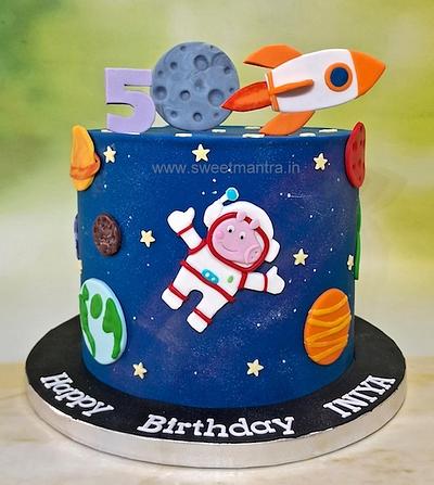 Space Rocket cake - Cake by Sweet Mantra Homemade Customized Cakes Pune