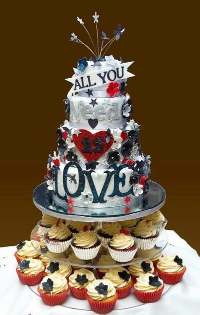 All You Need Is Love - Cake by Chocomoo