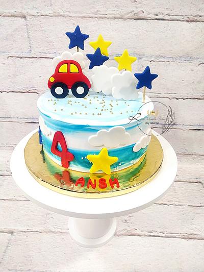 Car theme cake - Cake by Aparnashree 