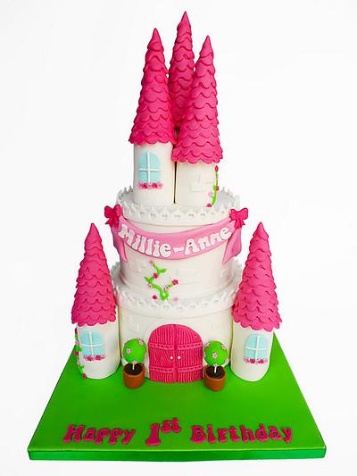 Princess castle cake - Cake by Vanilla Iced 