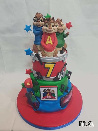 Alvin y las ardillas - Cake by Isabel