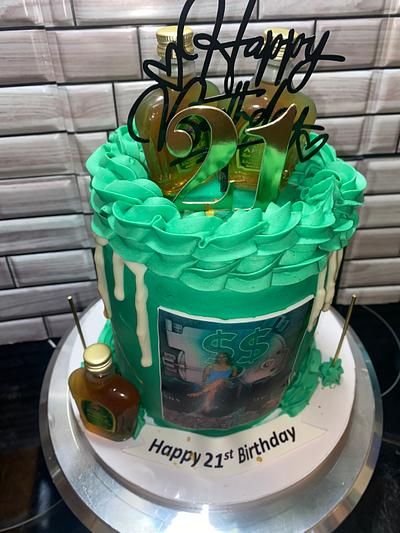 Happy 21st birthday  - Cake by Monica