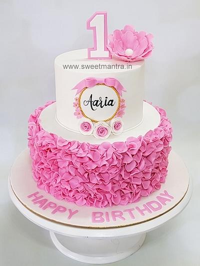 1st Birthday Designer cake - Cake by Sweet Mantra Homemade Customized Cakes Pune
