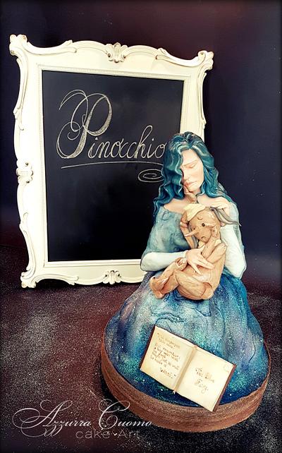 "Pinocchio" for Primavera de Libro Collaboration - Cake by Azzurra Cuomo Cake Art