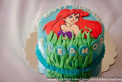Little Mermaid Birthday Cake - Cake by Jennifer's Edible Creations