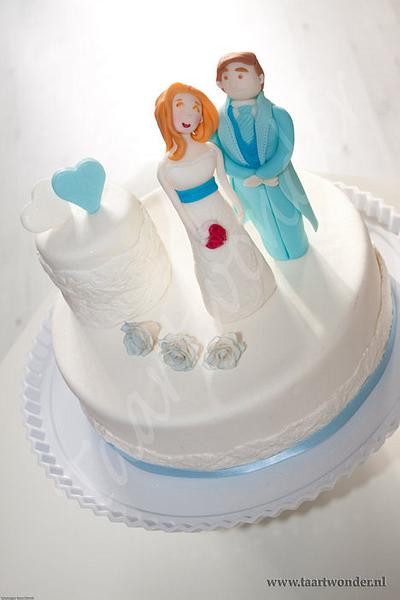 Wedding couple - Cake by Bianca