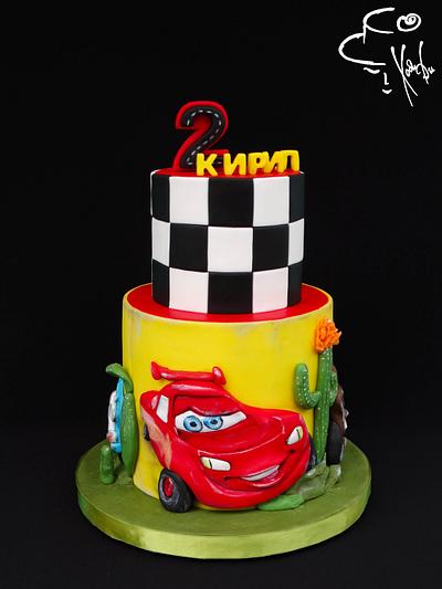 Mcqueen cars - Cake by Diana