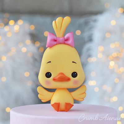 Baby Duck Cake Topper - Cake by Crumb Avenue