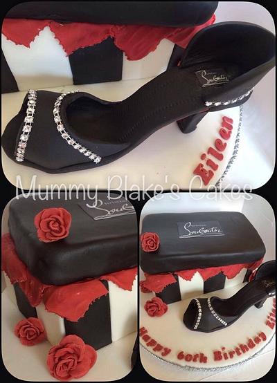 LouBoutin shoe cake - Cake by Mummyblakescakes