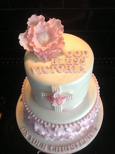 Christening cake by Cupcakes By Julie - Cake by Cupcakes By Julie